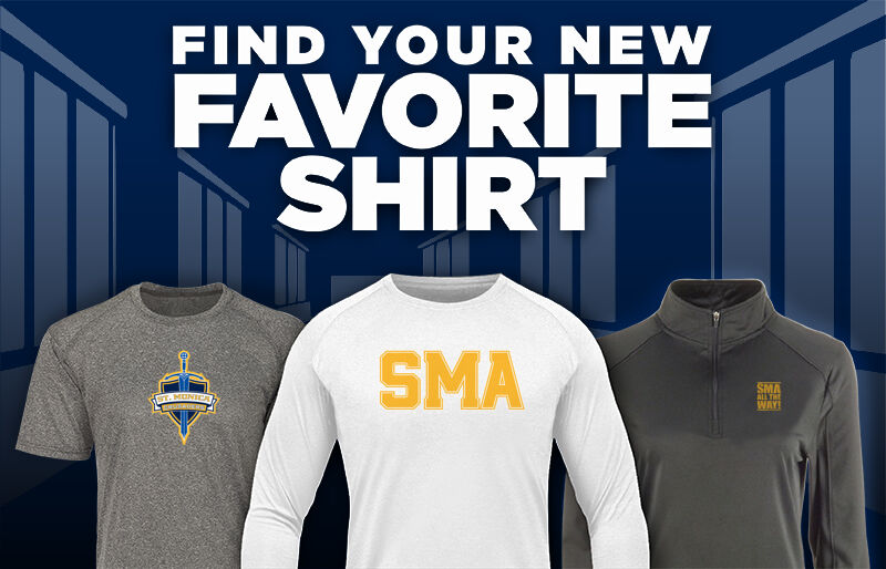 St. Monica  Crusaders Find Your Favorite Shirt - Dual Banner