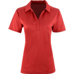 GLOBAL PREPARATORY ACADEMY Panthers Sport-Tek Women's Heather Contender Polo Front Thumbnail