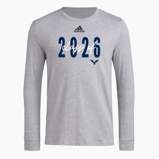 adidas Men's Long-Sleeve Pre-Game Badge of Sport Tee