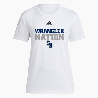 adidas Women's Short-Sleeve Pre-Game Badge of Sport Tee