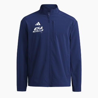 adidas Men's Full Zip Woven Travel Jacket