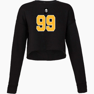 Bella + Canvas Ladies' Cropped Fleece Crew