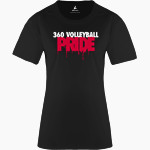 360 Volleyball Club The Official Online Store BSN SPORTS Women's Phenom Short Sleeve T-Shirt Front Thumbnail