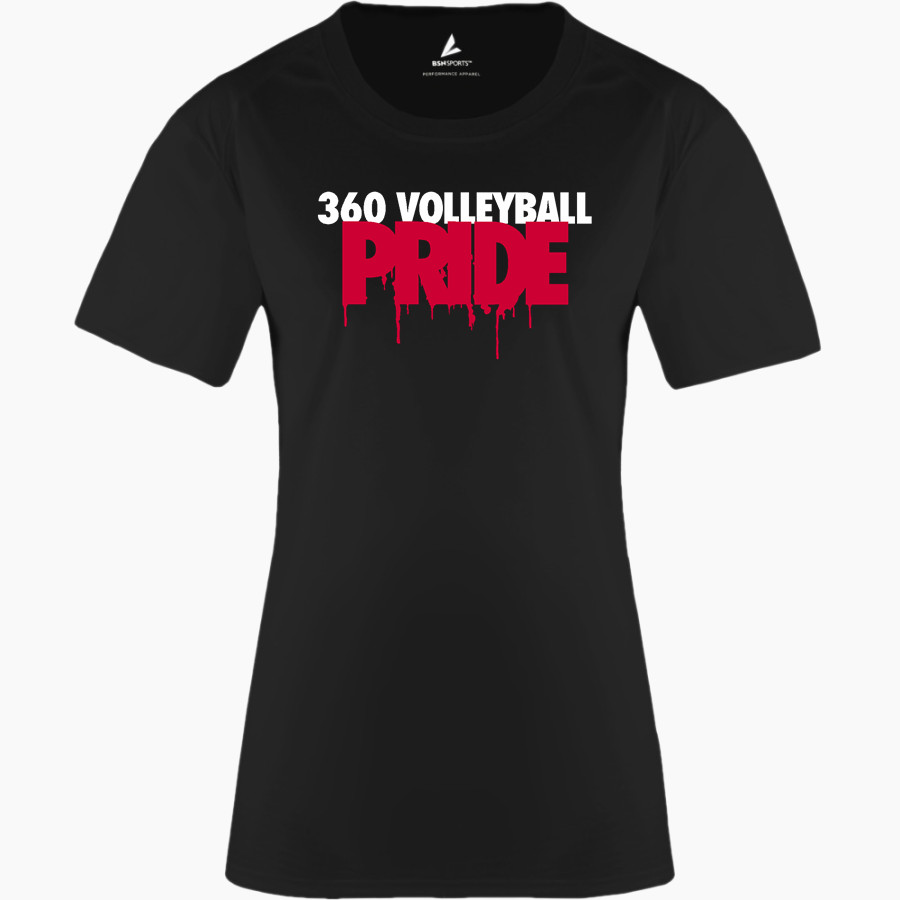 360 Volleyball Club The Official Online Store BSN SPORTS Women's Phenom Short Sleeve T-Shirt