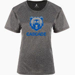 Cascade Kodiaks BSN SPORTS Women's Phenom Short Sleeve T-Shirt Front Thumbnail