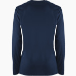 Spring Branch Wranglers BSN SPORTS Women's Phenom Long Sleeve T-Shirt Back Thumbnail