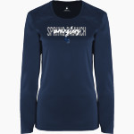 Spring Branch Wranglers BSN SPORTS Women's Phenom Long Sleeve T-Shirt Front Thumbnail