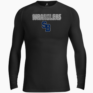 BSN SPORTS Men's Long Sleeve Compression Top