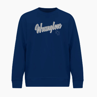 BSN SPORTS Men's Cotton Rich Fleece Crew Neck