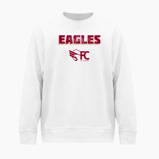 BSN SPORTS Men's Cotton Rich Fleece Crew Neck