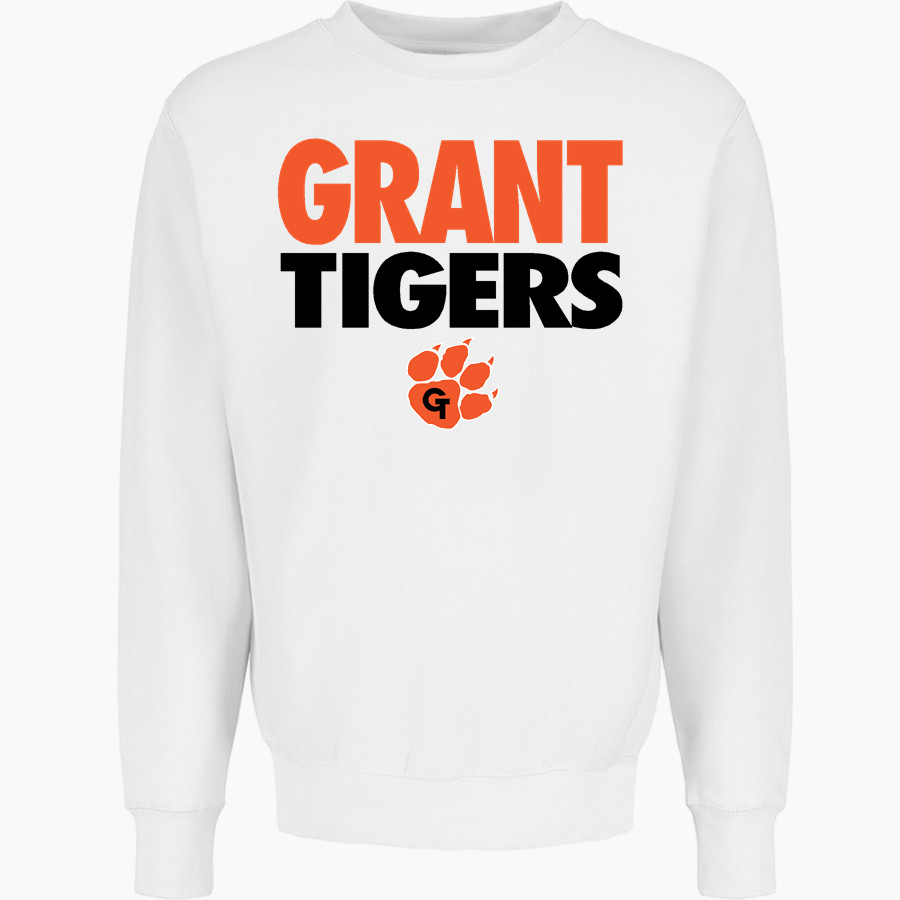 GRANT HIGH SCHOOL TIGERS MV Sport Men's Pro-Weave Crewneck