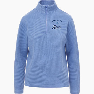 MV Sport Women's Zelda Zig Zag 1/4 Zip Pullover