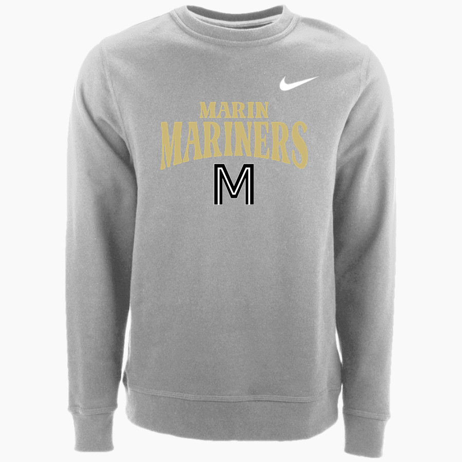 College of Marin Mariners Nike Men's Club Fleece Crew