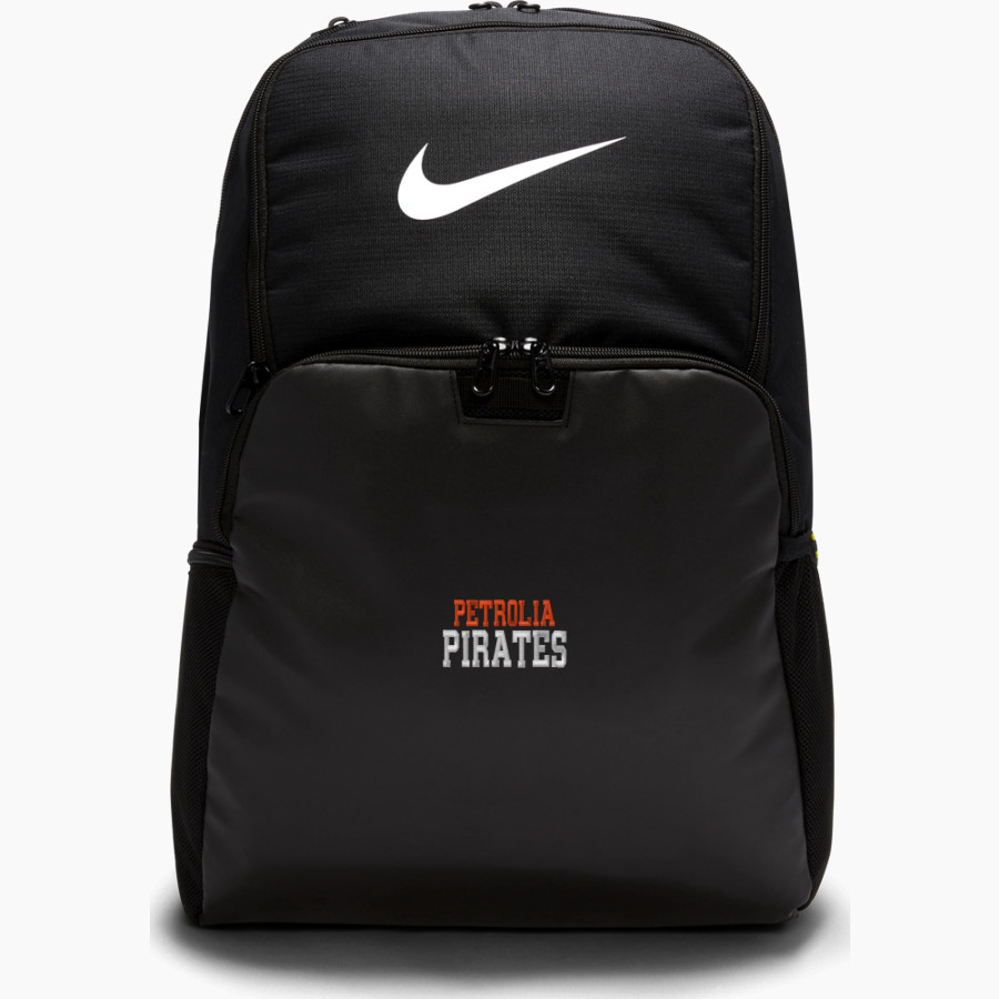 PETROLIA HIGH SCHOOL PIRATES Nike Brasilia 9.5 XL Backpack