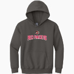 Pulaski Red Raiders Gildan Youth Heavy Blend Hoodie Front Thumbnail