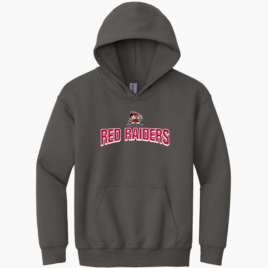 Pulaski Red Raiders Gildan Youth Heavy Blend Hoodie