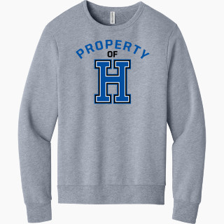 BELLA+CANVAS Unisex Sponge Fleece Classic Crewneck Sweatshirt