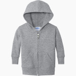 HOOKS HIGH SCHOOL HORNETS Port & Company Infant Core Fleece Full-Zip Hooded Sweatshirt Front Thumbnail