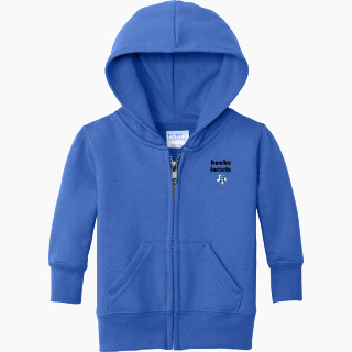 Port & Company Infant Core Fleece Full-Zip Hooded Sweatshirt