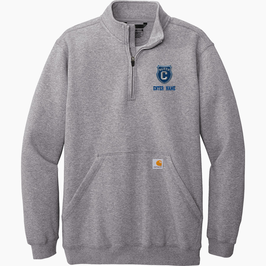 Covenant  Scots Carhartt Men's Midweight 1/4-Zip Mock Neck Sweatshirt