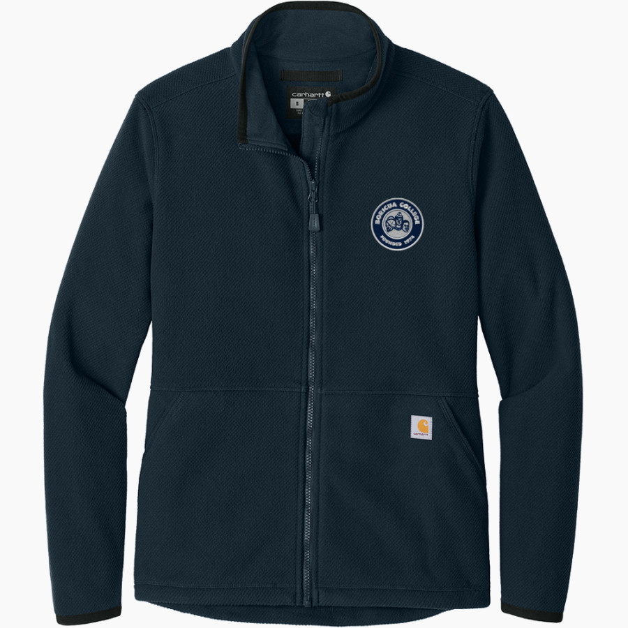 Boricua College  Carhartt Women's Textured Full-Zip Fleece Jacket