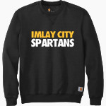 Imlay City Spartans Carhartt Men's Midweight Crewneck Sweatshirt Front Thumbnail