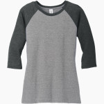 Spring Branch Wranglers District Women's Perfect Tri 3/4-Sleeve Raglan Front Thumbnail