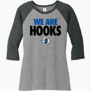 District Women's Perfect Tri 3/4-Sleeve Raglan