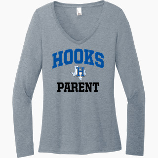 District Women's Perfect Tri Long Sleeve V-Neck T-Shirt