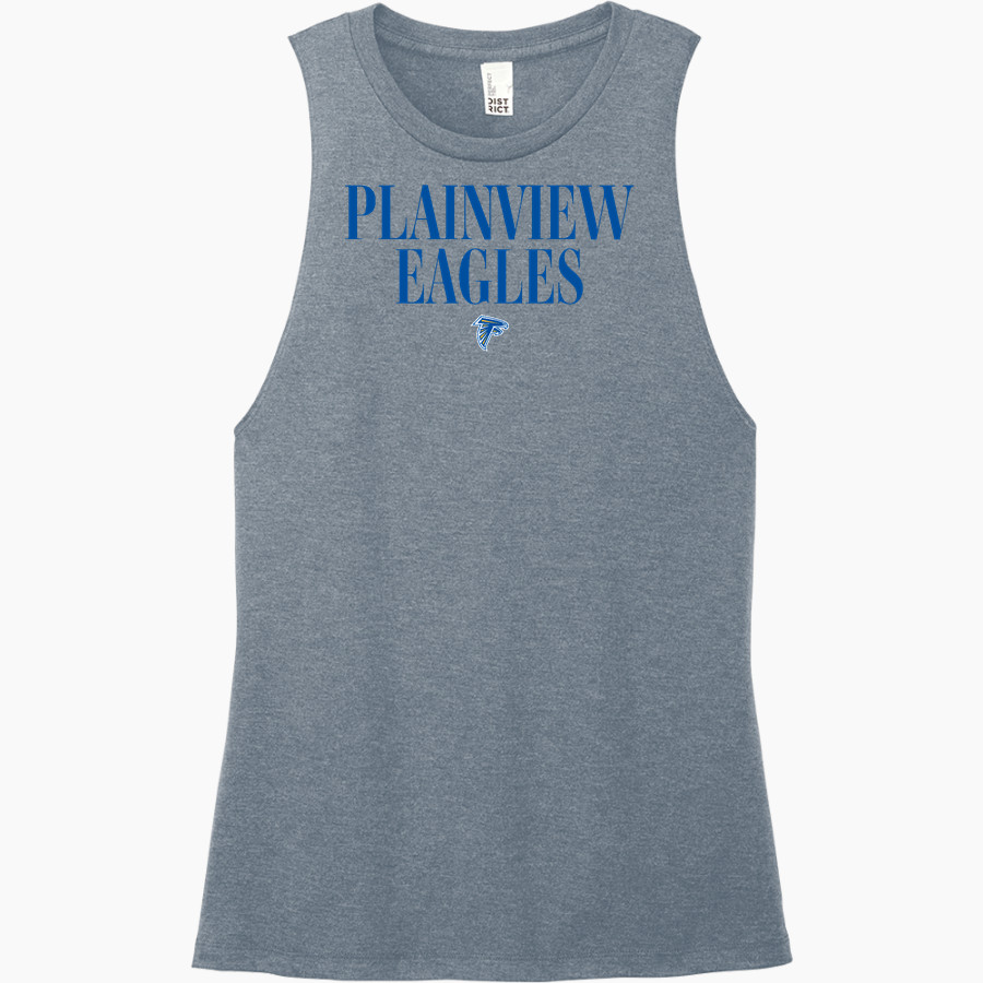 PLAINVIEW CHRISTIAN ACADEMY EAGLES District Women's Perfect Tri Muscle Tank
