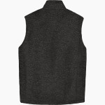 Boricua College  Port Authority Men's Sweater Fleece Vest Back Thumbnail