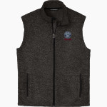 Boricua College  Port Authority Men's Sweater Fleece Vest Front Thumbnail