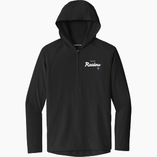Sport-Tek Men's Repeat 1/2-Zip Long Sleeve Hooded Jacket