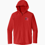 Harvard-Westlake The Official Online Store Sport-Tek Men's Repeat 1/2-Zip Long Sleeve Hooded Jacket Front Thumbnail