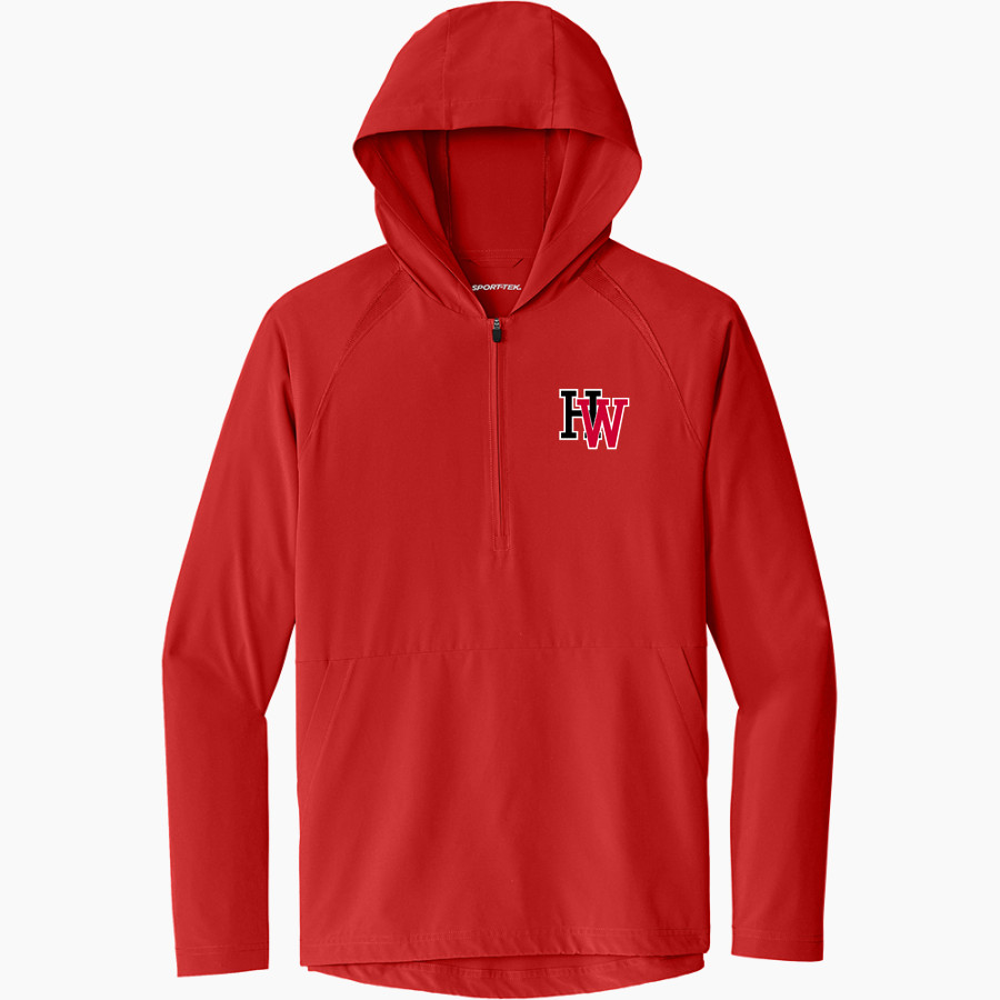 Harvard-Westlake The Official Online Store Sport-Tek Men's Repeat 1/2-Zip Long Sleeve Hooded Jacket