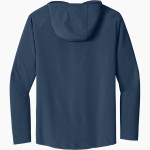 PLAINVIEW HIGH SCHOOL BULLDOGS Sport-Tek Men's Repeat 1/2-Zip Long Sleeve Hooded Jacket Back Thumbnail