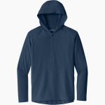 PLAINVIEW HIGH SCHOOL BULLDOGS Sport-Tek Men's Repeat 1/2-Zip Long Sleeve Hooded Jacket Front Thumbnail