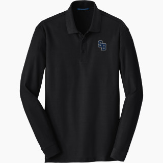 Port Authority Men's Long Sleeve Core Classic Pique Polo