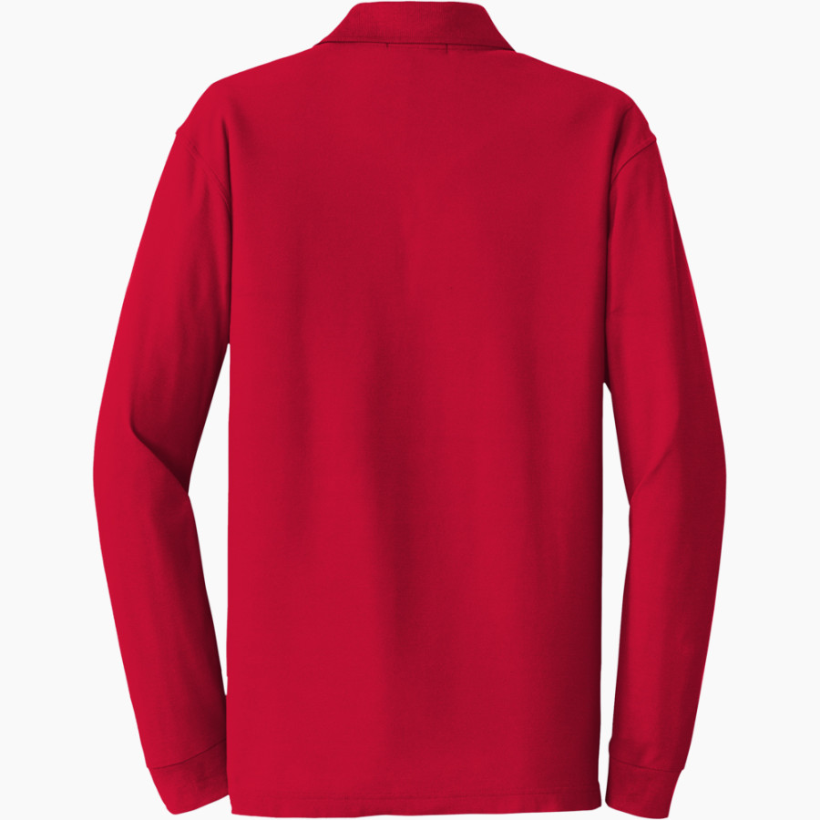 PLAINVIEW HIGH SCHOOL BULLDOGS Port Authority Men's Long Sleeve Core Classic Pique Polo