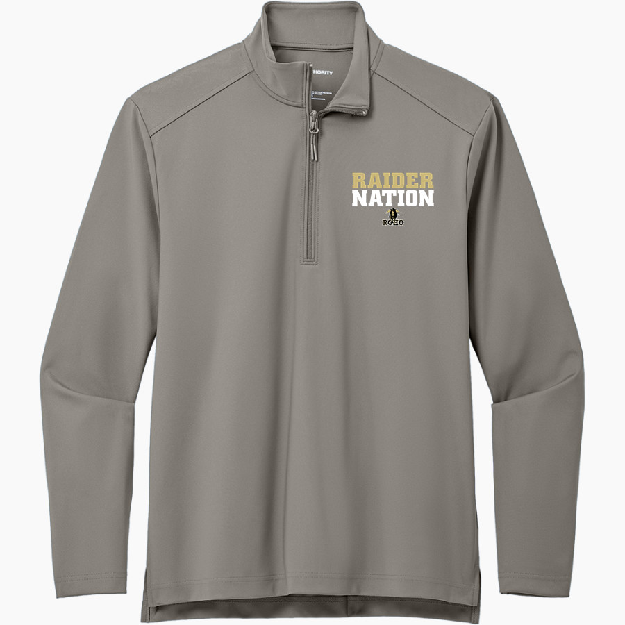 RIDER HIGH SCHOOL RAIDERS Port Authority Men's Carbon-Free Double Knit 1/4 Zip