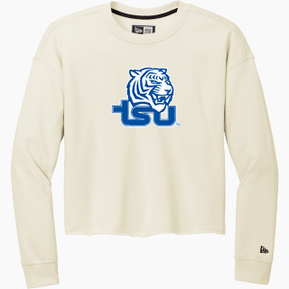 New Era Women's Tri-Blend Fleece Long Sleeve Crew
