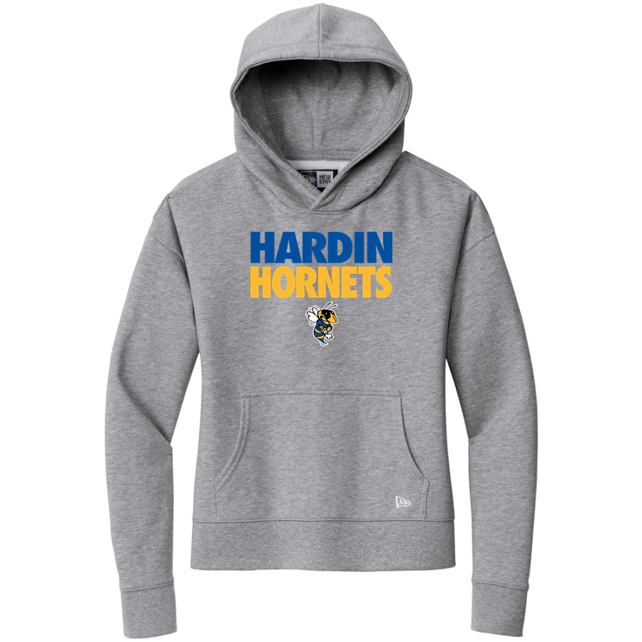 HARDIN HIGH SCHOOL HORNETS New Era Women's Comeback Fleece Pullover Hoodie