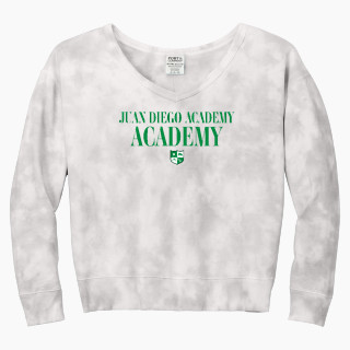 Port & Company Women's Tie-Dye V-Neck Sweatshirt