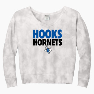 Port & Company Women's Tie-Dye V-Neck Sweatshirt