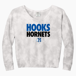 Port & Company Women's Tie-Dye V-Neck Sweatshirt