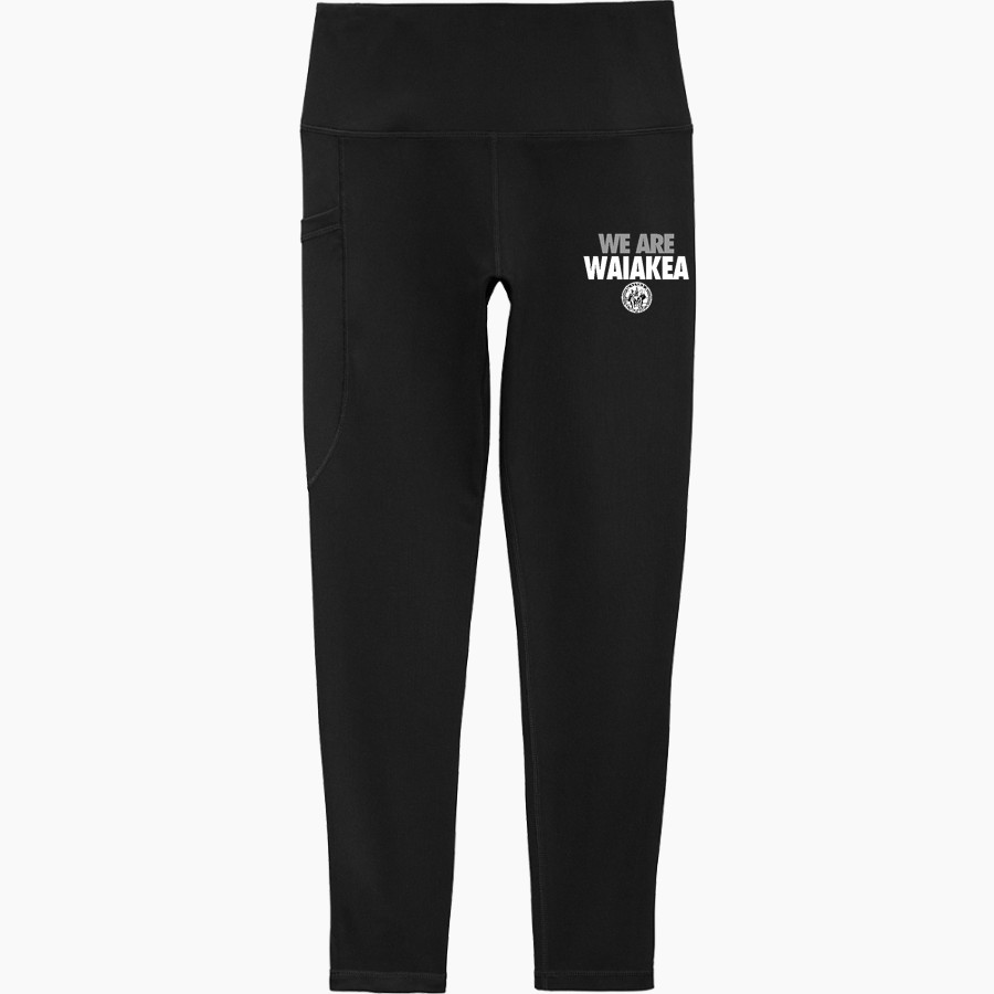 WAIAKEA HIGH SCHOOL WARRIORS Sport-Tek Women's 7/8 High-Rise Legging
