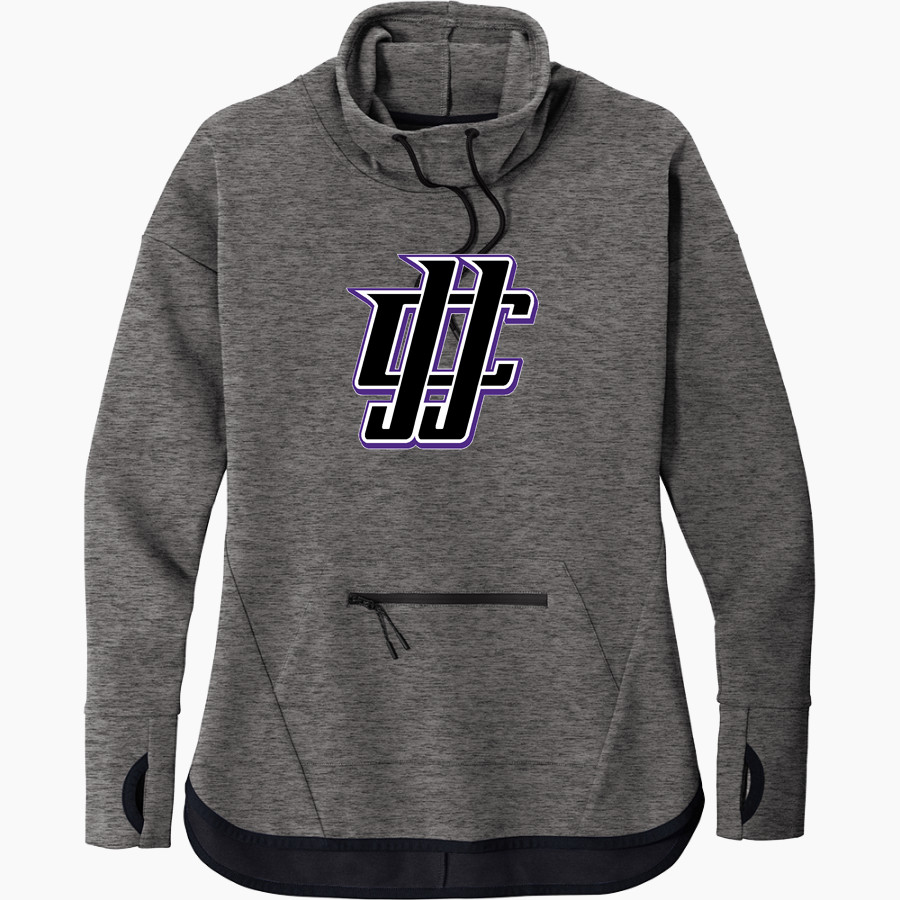 JJC Wolves Sport-Tek Women's Triumph Cowl Neck Pullover
