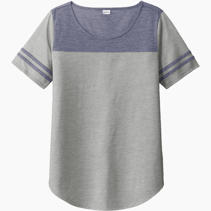 GLOBAL PREPARATORY ACADEMY Panthers Sport-Tek Ladies PosiCharge Tri-Blend Wicking Fan Tee