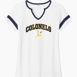 Ledyard Colonels Sport-Tek Women's Halftime Notch-Neck Short-Sleeve T-Shirt Front Thumbnail
