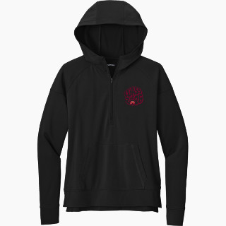 Sport-Tek Women's Sport Wicking Stretch 1/2 Zip Hoodie